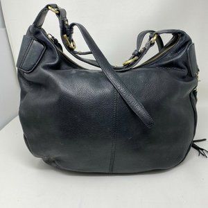 Lucky Brand black leather shoulder purse